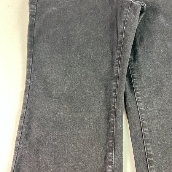 Not Your Daughter Jeans Women's 33x26* Julia Flare Crop Black Faded Denim Tag 12 - Picture 4 of 16